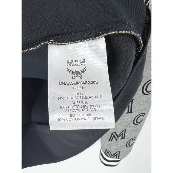 MCM Monogram Zip-up Hoodie In Grey - Picture 12 of 13